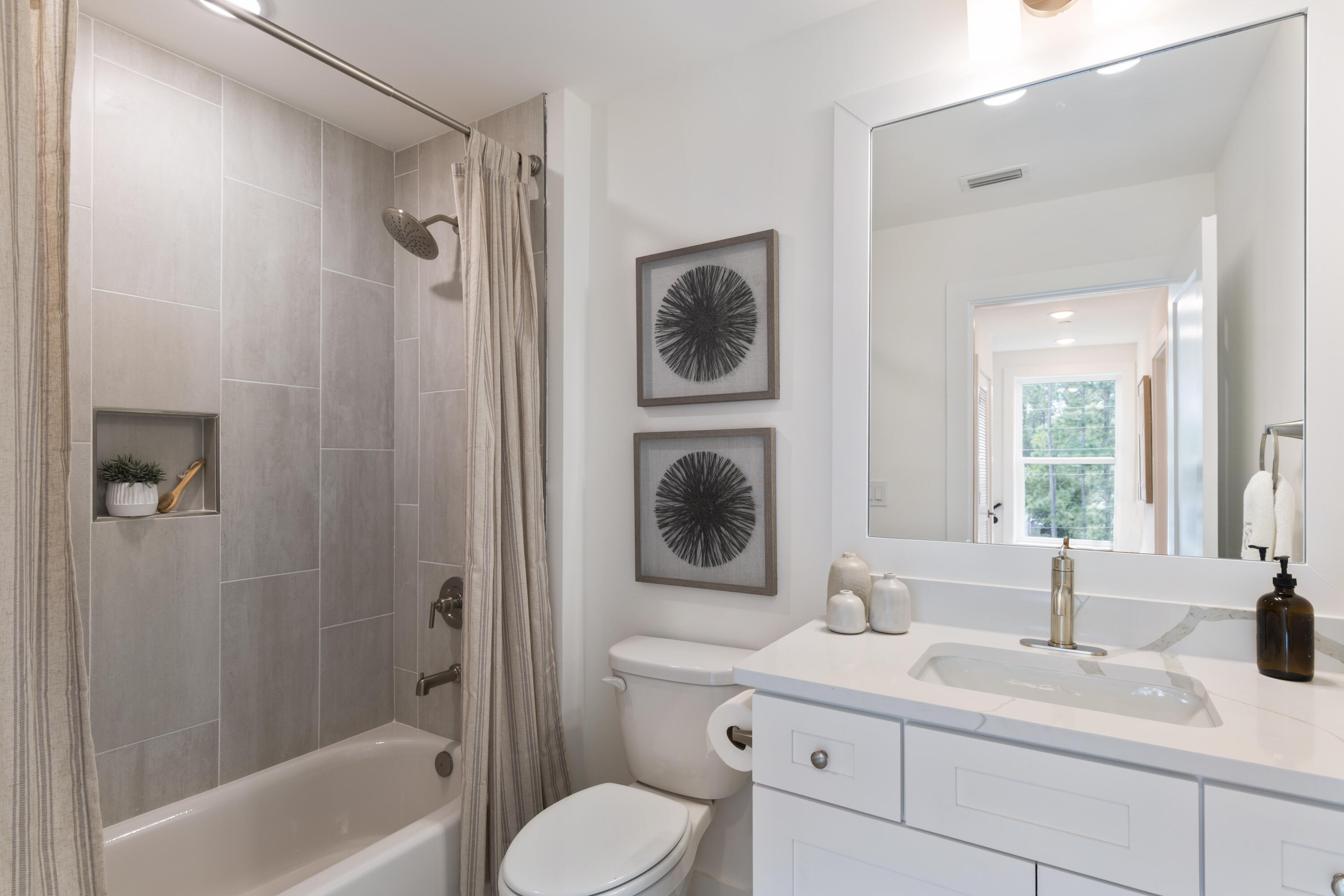 Tbd Tbd Blue Eden Loop, Unit LOT 14 Santa Rosa Beach, FL 32459 - Photo 27 of 31 a bathroom with a granite countertop sink toilet and shower