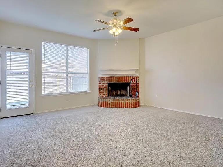 3621 Desert Mesa Road Fort Worth, TX 76262 - Photo 4 of 12 Inviting Living/Family Room with Fireplace