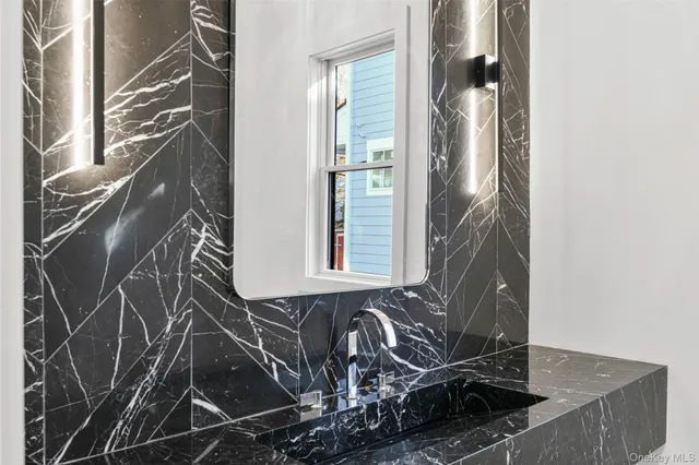 a close view of utility room