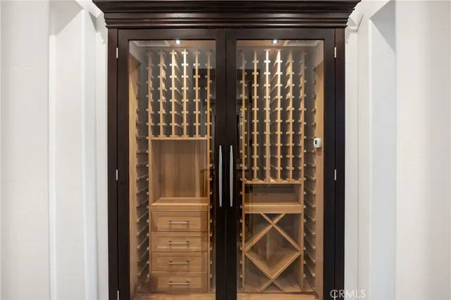 a aerial view of a house with garden space and street view