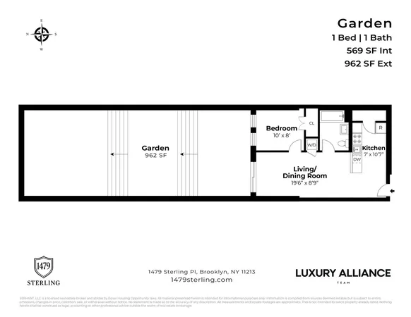 $599,000 | 1479 Sterling Place, Unit 1B | Weeksville