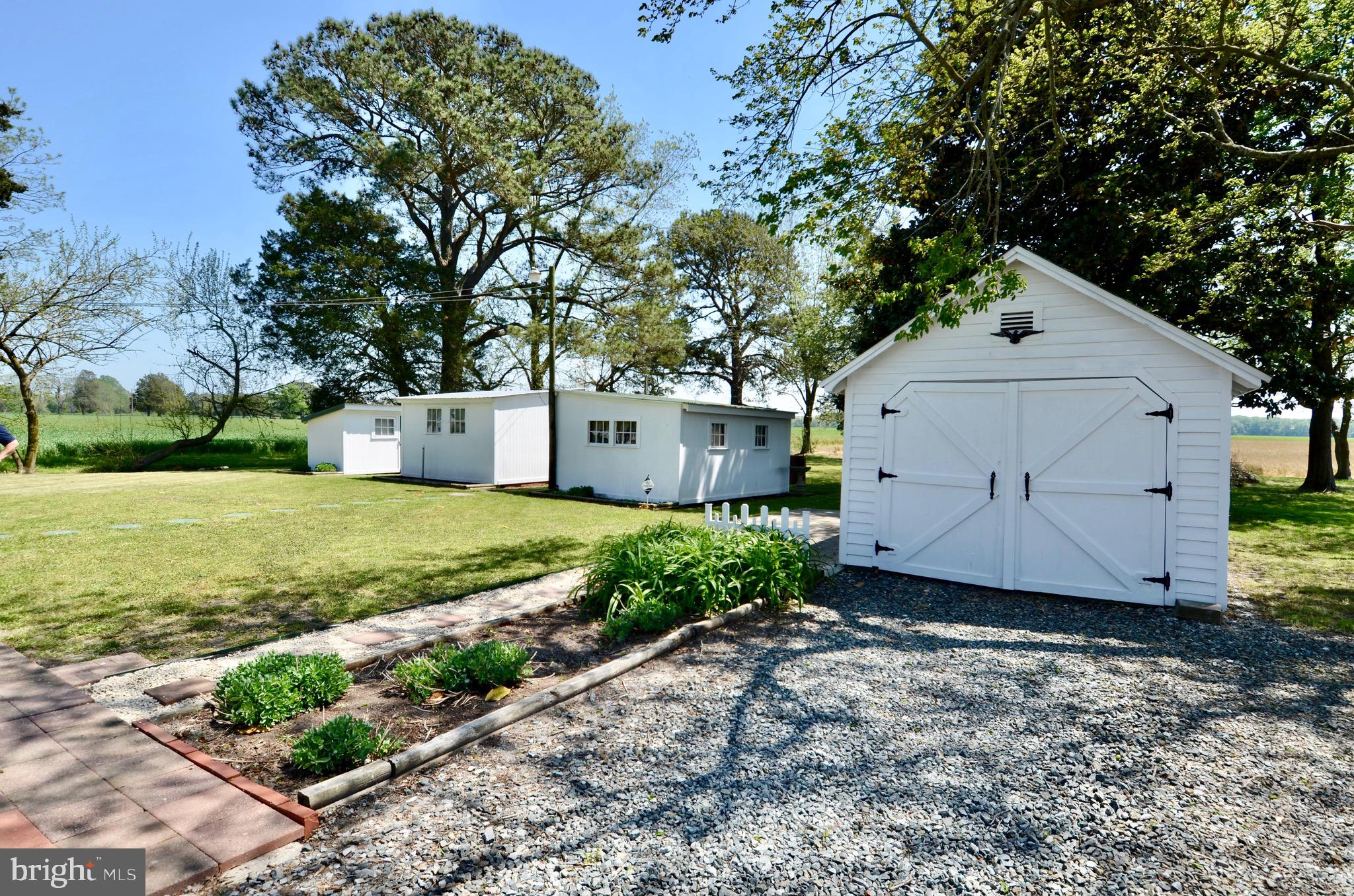 30023 Deal Island Road Princess Anne, MD 21853 - Photo 18 of 25 a view of a white house with a yard and large tree