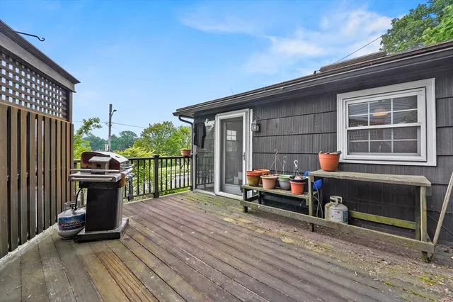 a house view with a seating space