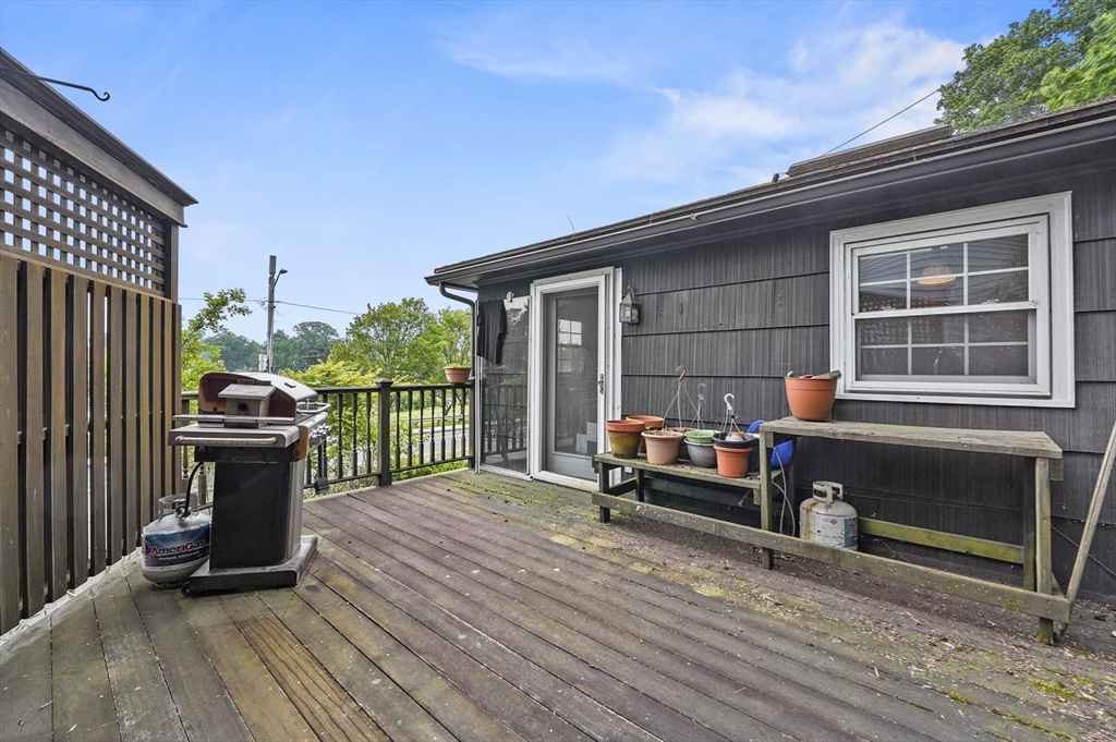 a house view with a seating space