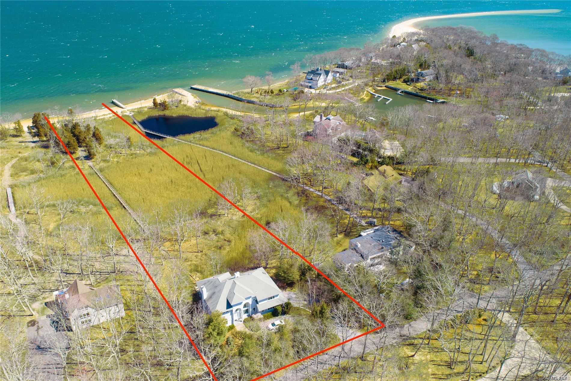 3525 Paradise Point Road Southold, NY 11971 - Photo 1 of 1 Aerial- Front Perspective