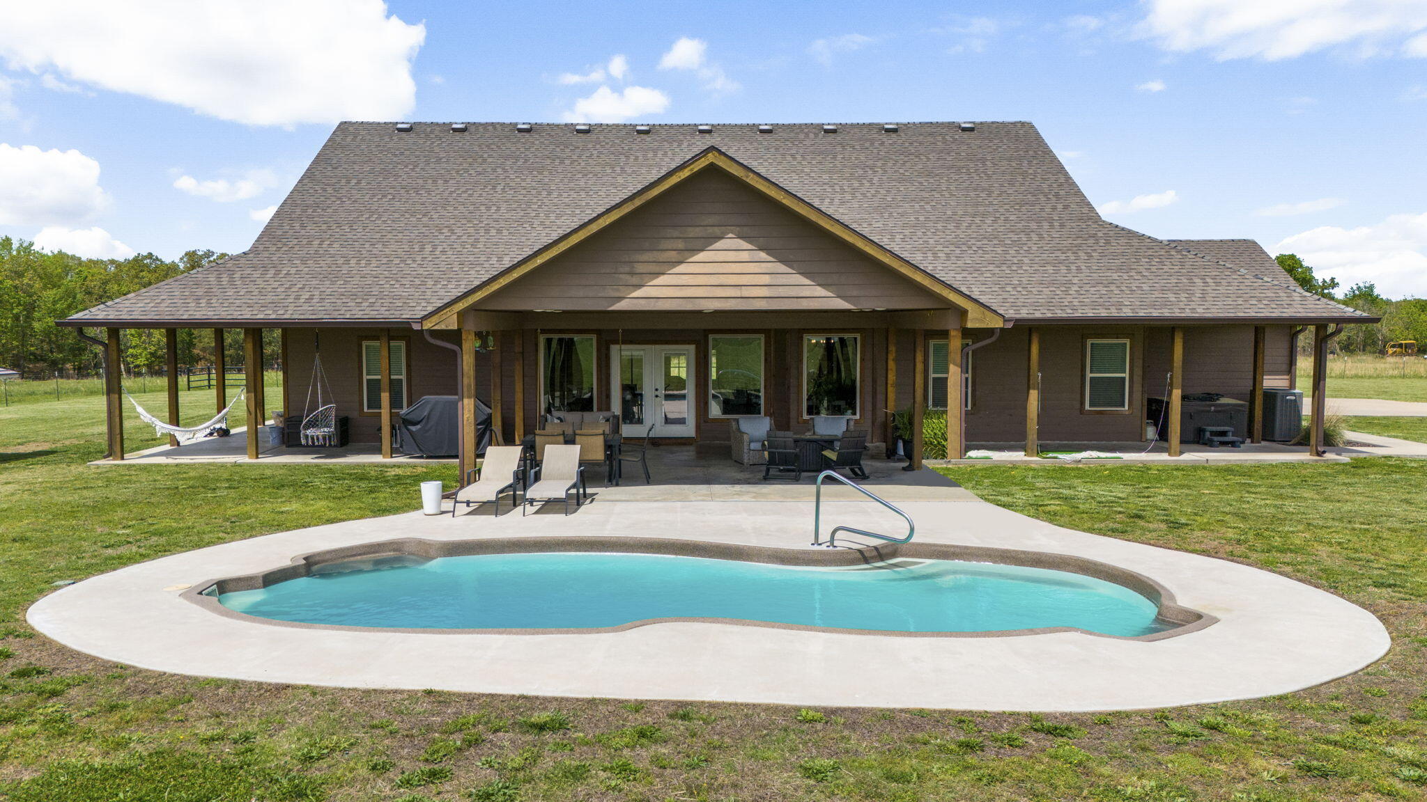 13737 East 380 Road Jay, OK 74346 - Photo 52 of 90 Back of house/pool