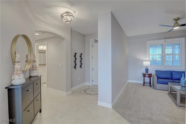 a view of a livingroom with furniture