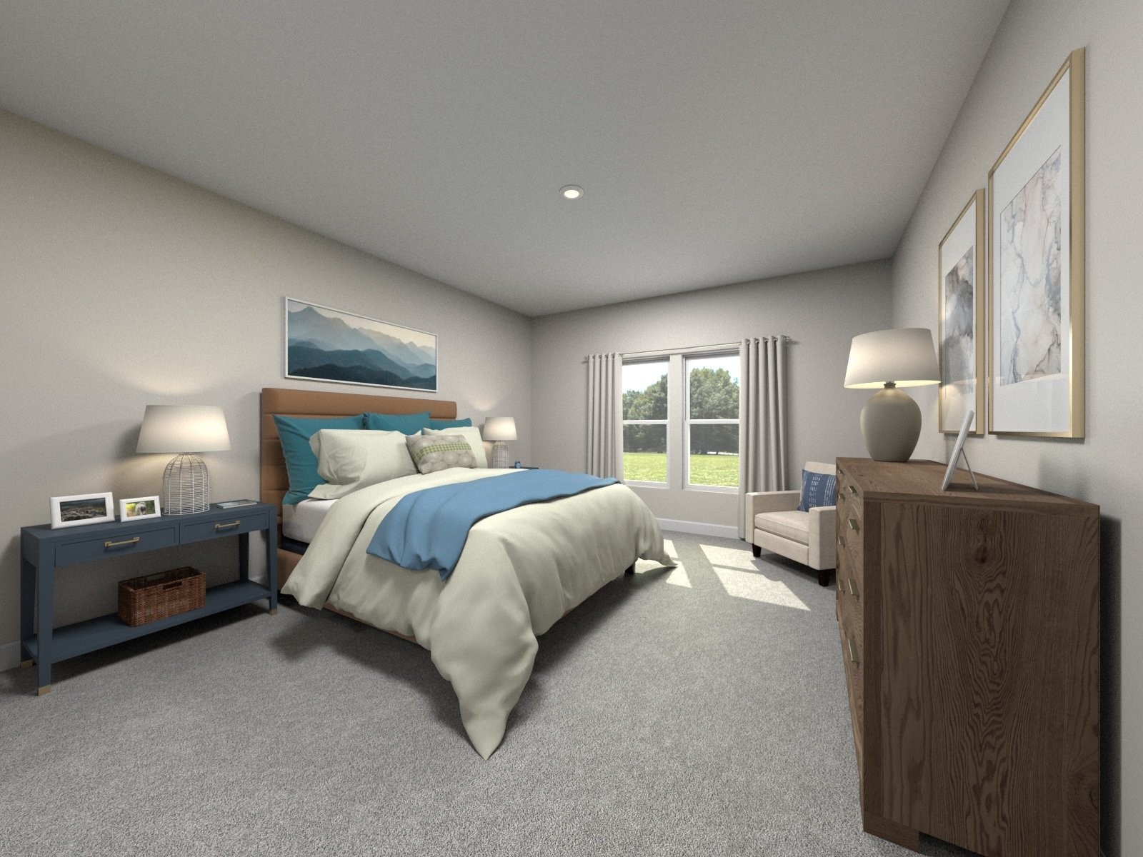 873 Lewis Way Antioch, TN 37013 - Photo 6 of 8 a bedroom with a bed and wooden floor
