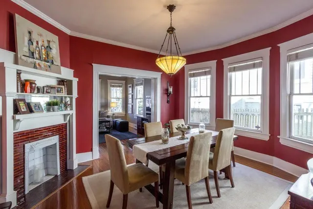 a view of a roof deck with couches