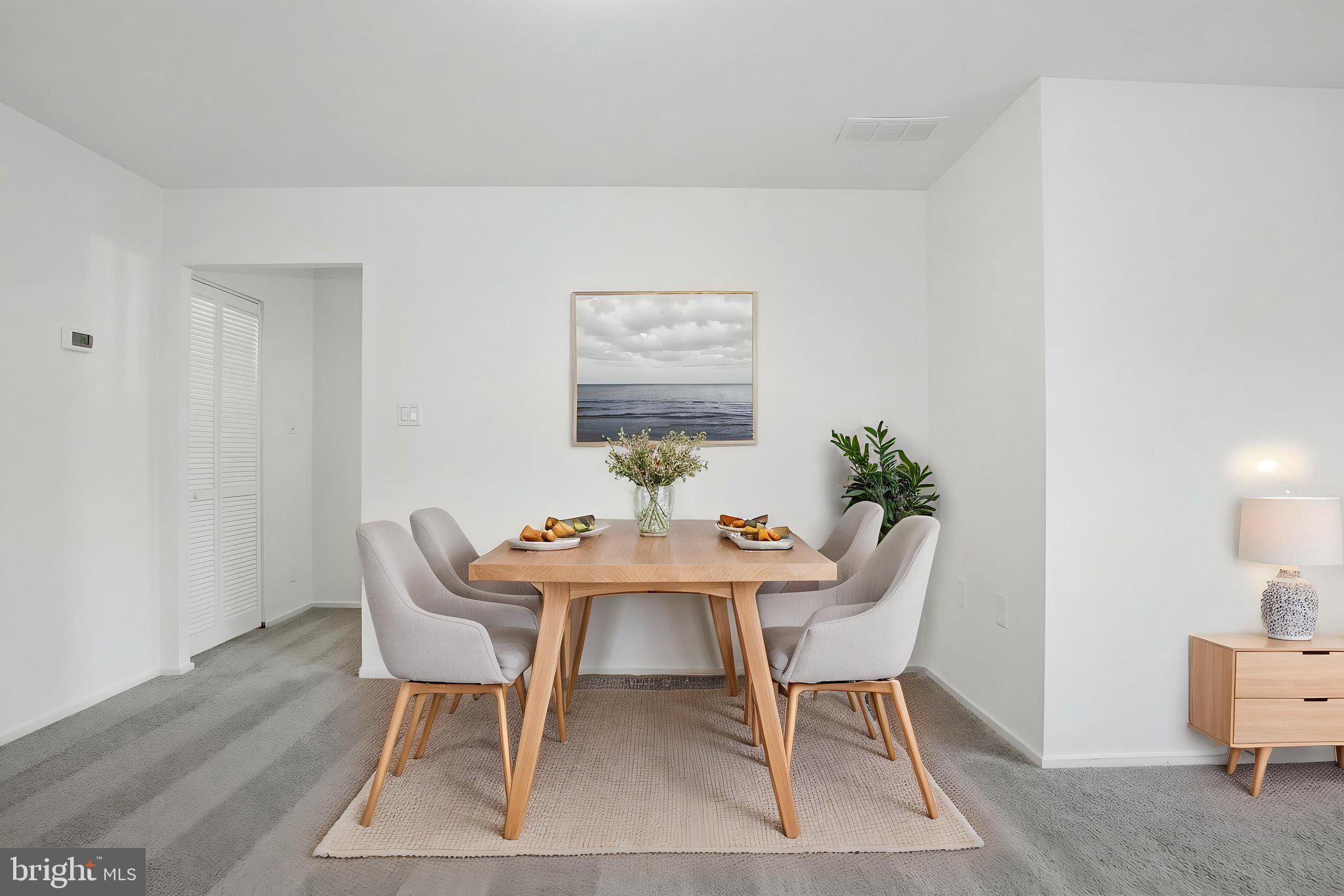 10028 Stedwick Road, Unit 102 Montgomery Village, MD 20886 - Photo 13 of 42 Dining room, virtually staged