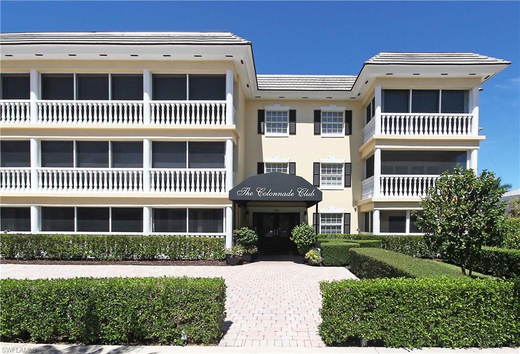 666 3rd Street South, Unit 201 Naples, FL 34102 - Photo 2 of 19 a front view of a house with a porch