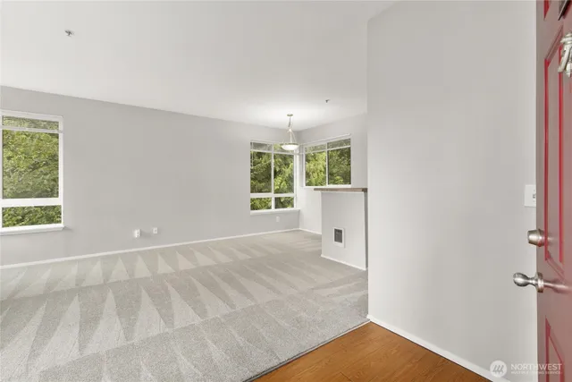 a view of a kitchen with a sink