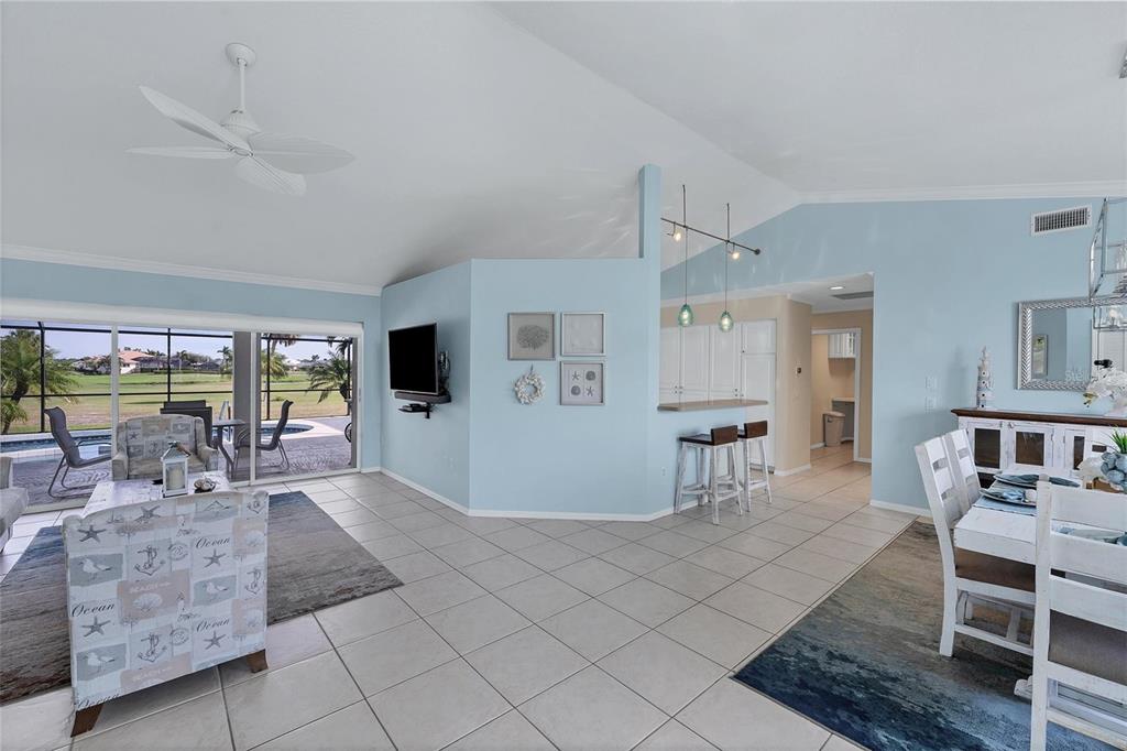 11 Amberjack Terrace Placida, FL 33946 - Photo 6 of 38 a living room with furniture and a flat screen tv