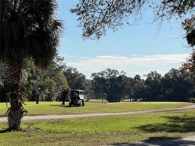 a view of a lake with a big yard