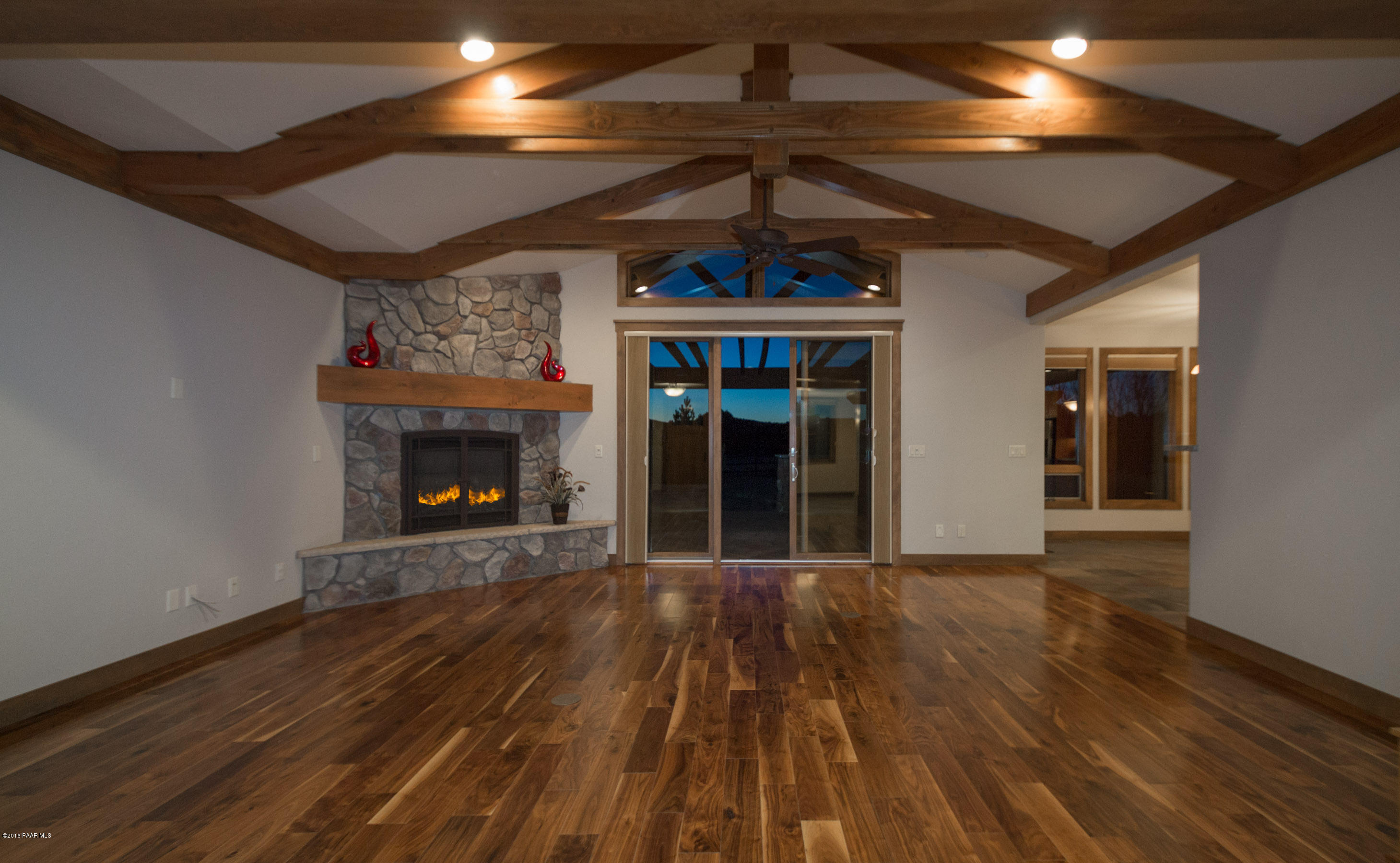 9160 North American Ranch Road Prescott, AZ 86305 - Photo 6 of 59 Post and Beam Vaulted Ceilings