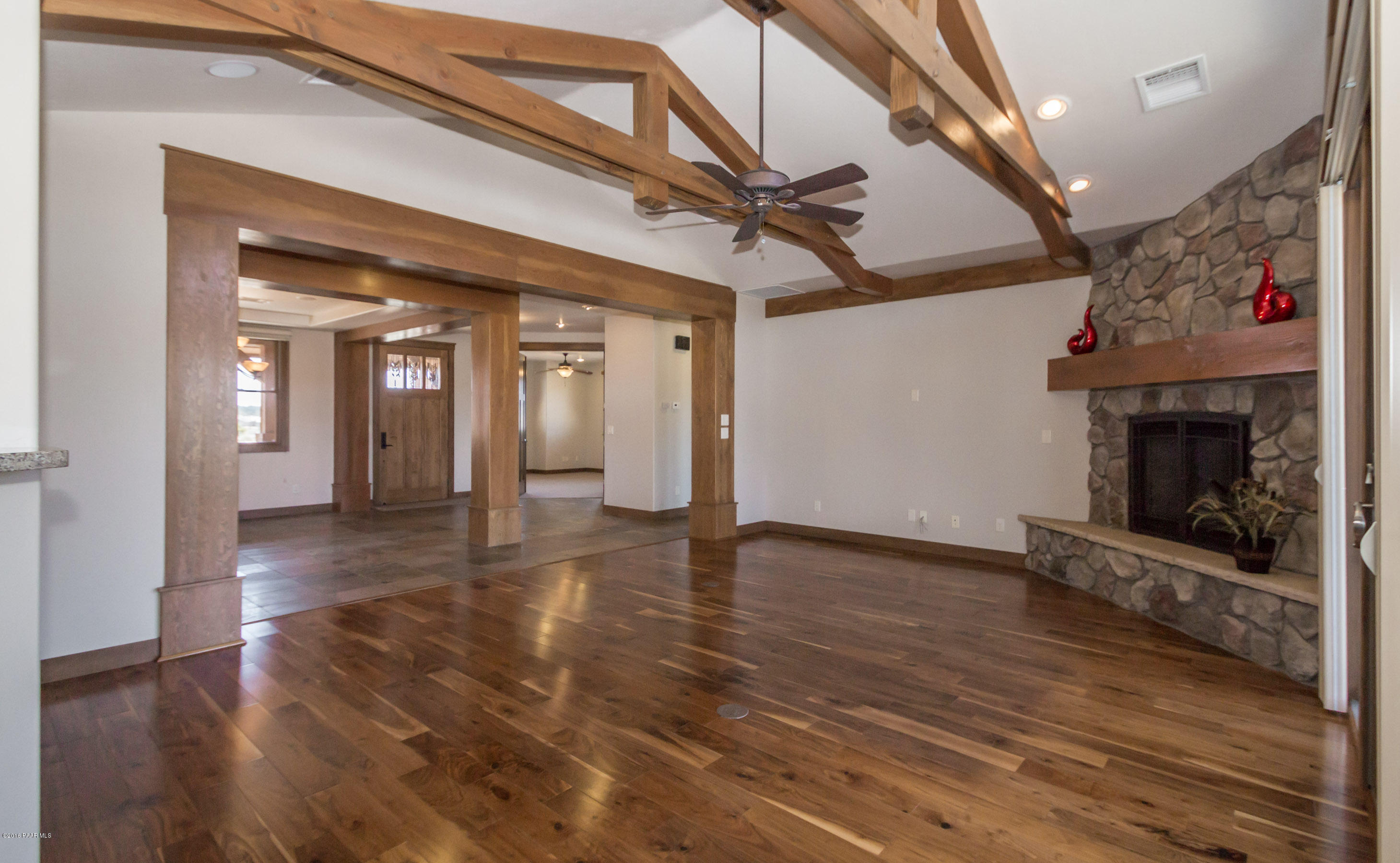 9160 North American Ranch Road Prescott, AZ 86305 - Photo 9 of 59 Living Room with Walnut Hardwood Floors