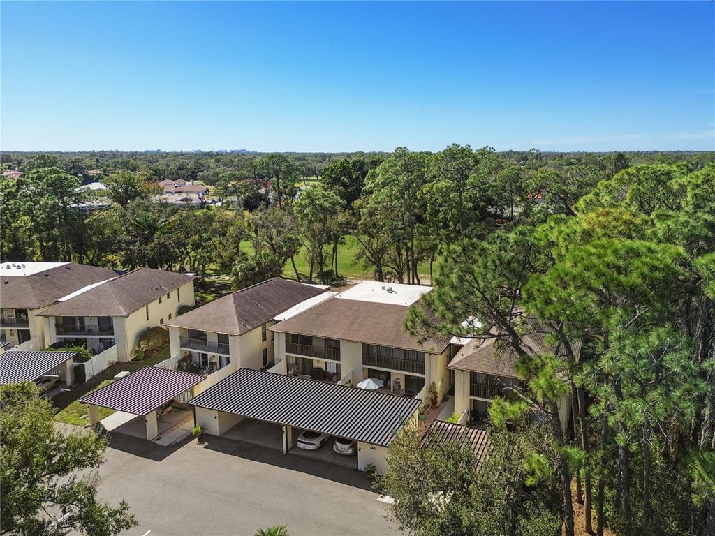 6110 Country Club Way, Unit 204 Sarasota, FL 34243 - Photo 45 of 66 an aerial view of a house