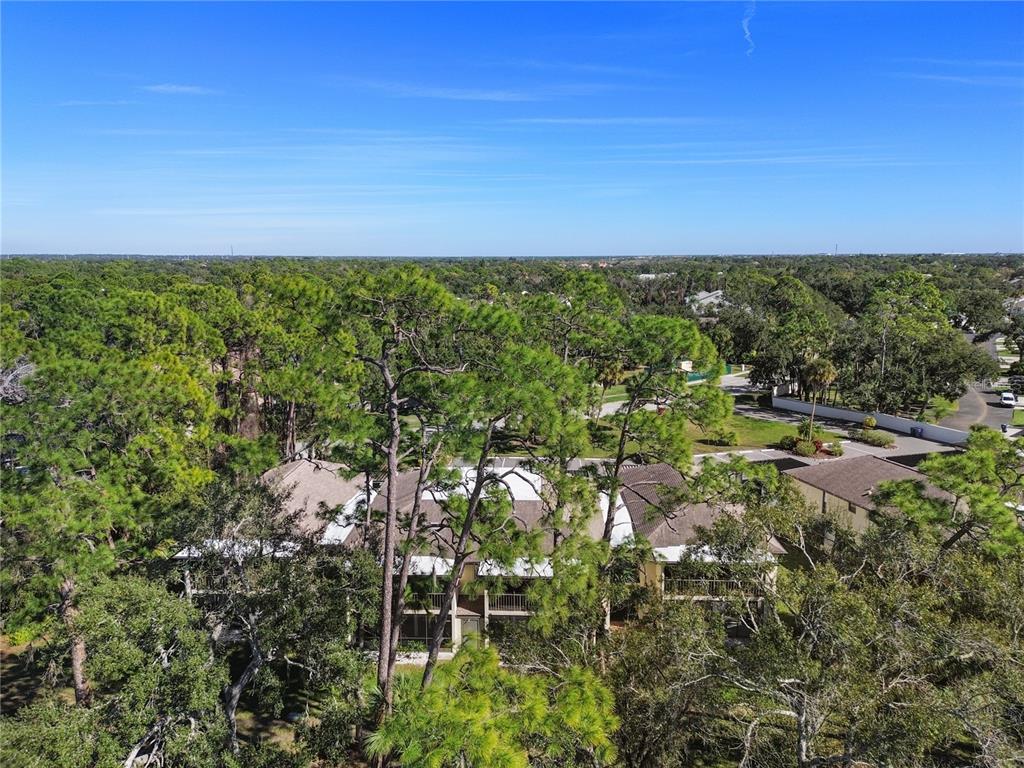 6110 Country Club Way, Unit 204 Sarasota, FL 34243 - Photo 64 of 66 a view of a city with lush green forest