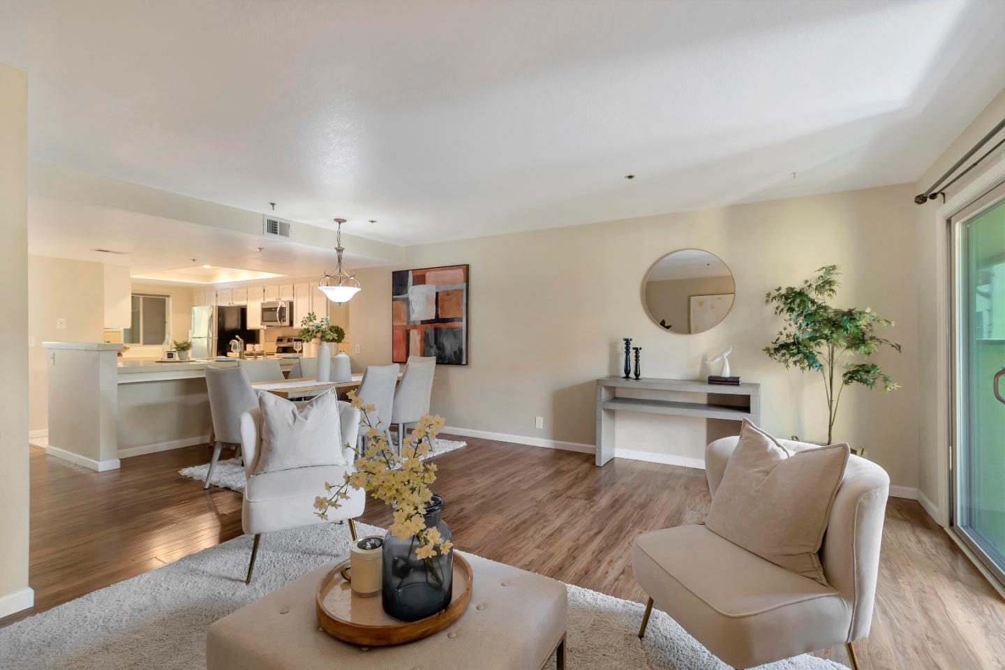 20682 Celeste Circle Cupertino, CA 95014 - Photo 5 of 31 a living room with furniture kitchen and a potted plant