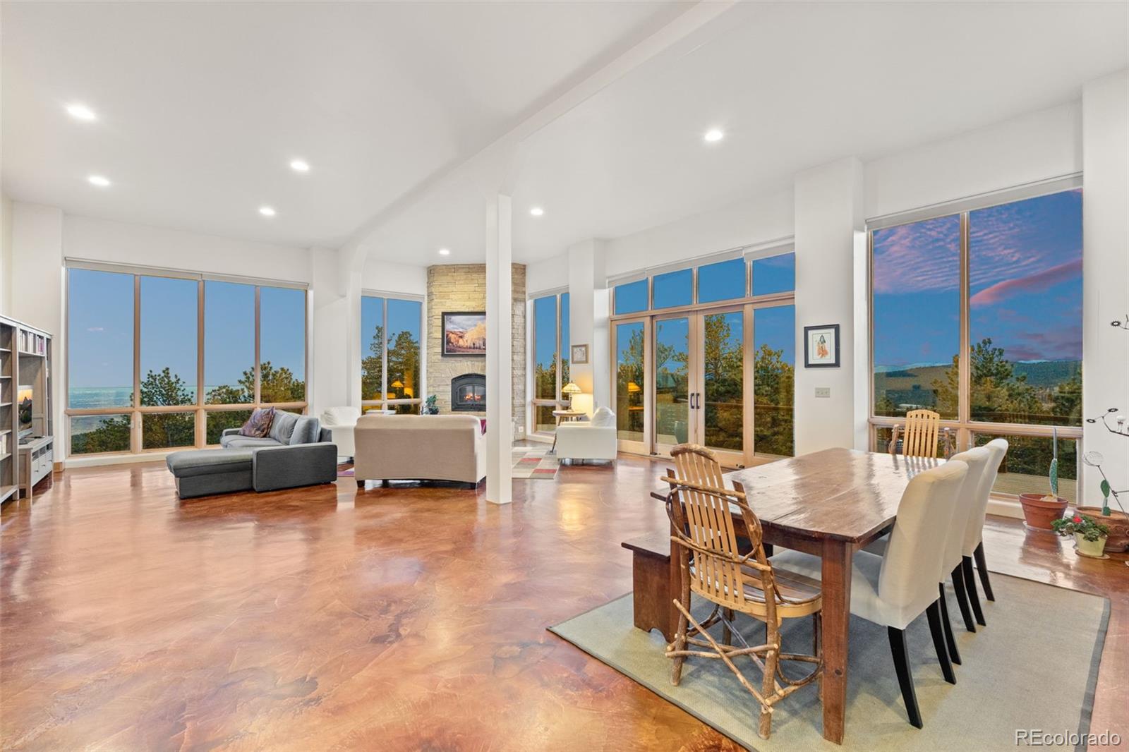 27659 Misty Road Golden, CO 80403 - Photo 11 of 50 a living room with furniture and a large window