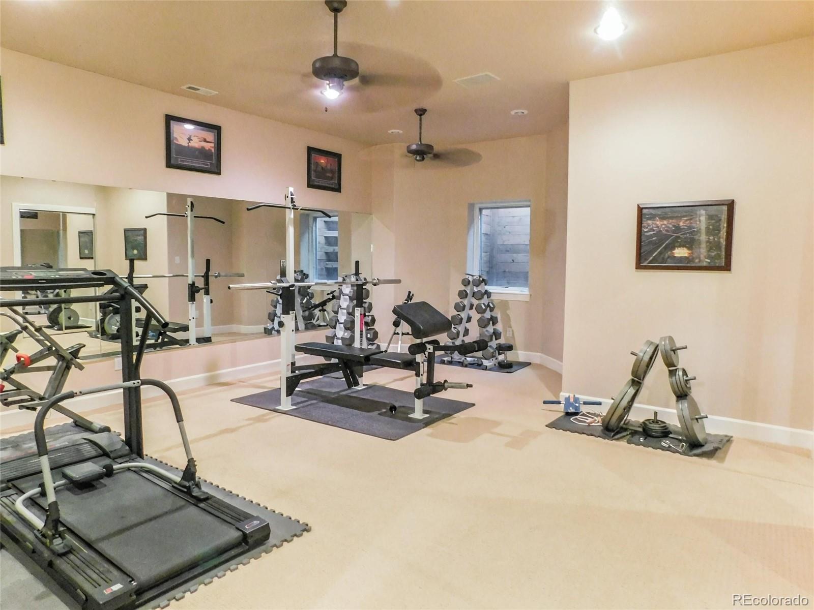 4351 Little Burnt Mill Road Pueblo, CO 81004 - Photo 21 of 45 a view of a room with gym equipment