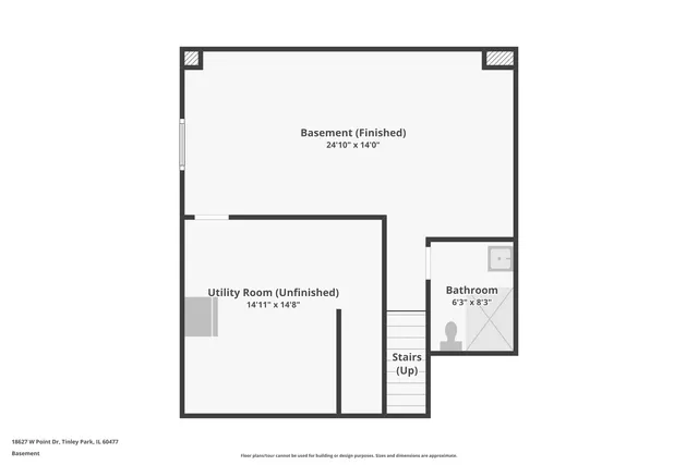 $280,000 | 18627 West Point Drive, Tinley Park, IL 60477