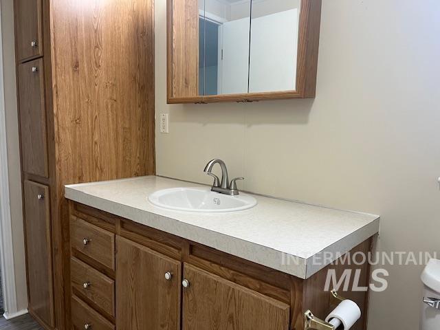 8213 Blue Ridge Lane, Unit 13 Boise, ID 83716 - Photo 22 of 23 Bathroom with vanity and toilet