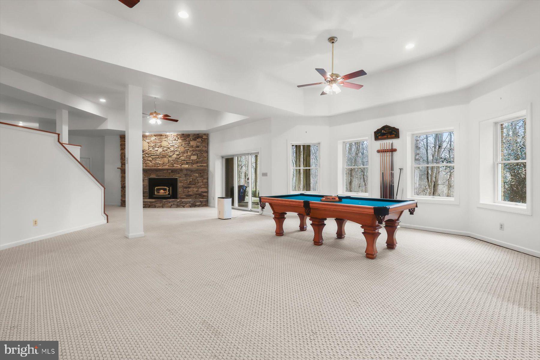 12400 Triadelphia Road Ellicott City, MD 21042 - Photo 52 of 67 Walkout Lower Level w/Fireplace