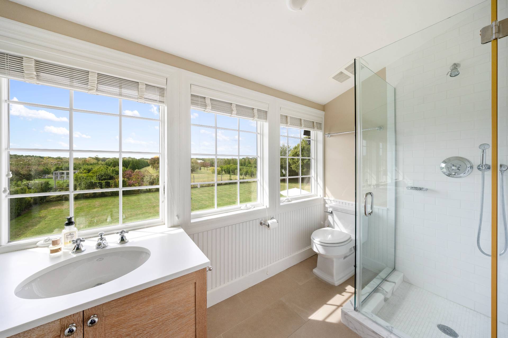 940 Deerfield Road Water Mill, NY 11976 - Photo 19 of 22 a bathroom with a sink toilet and shower