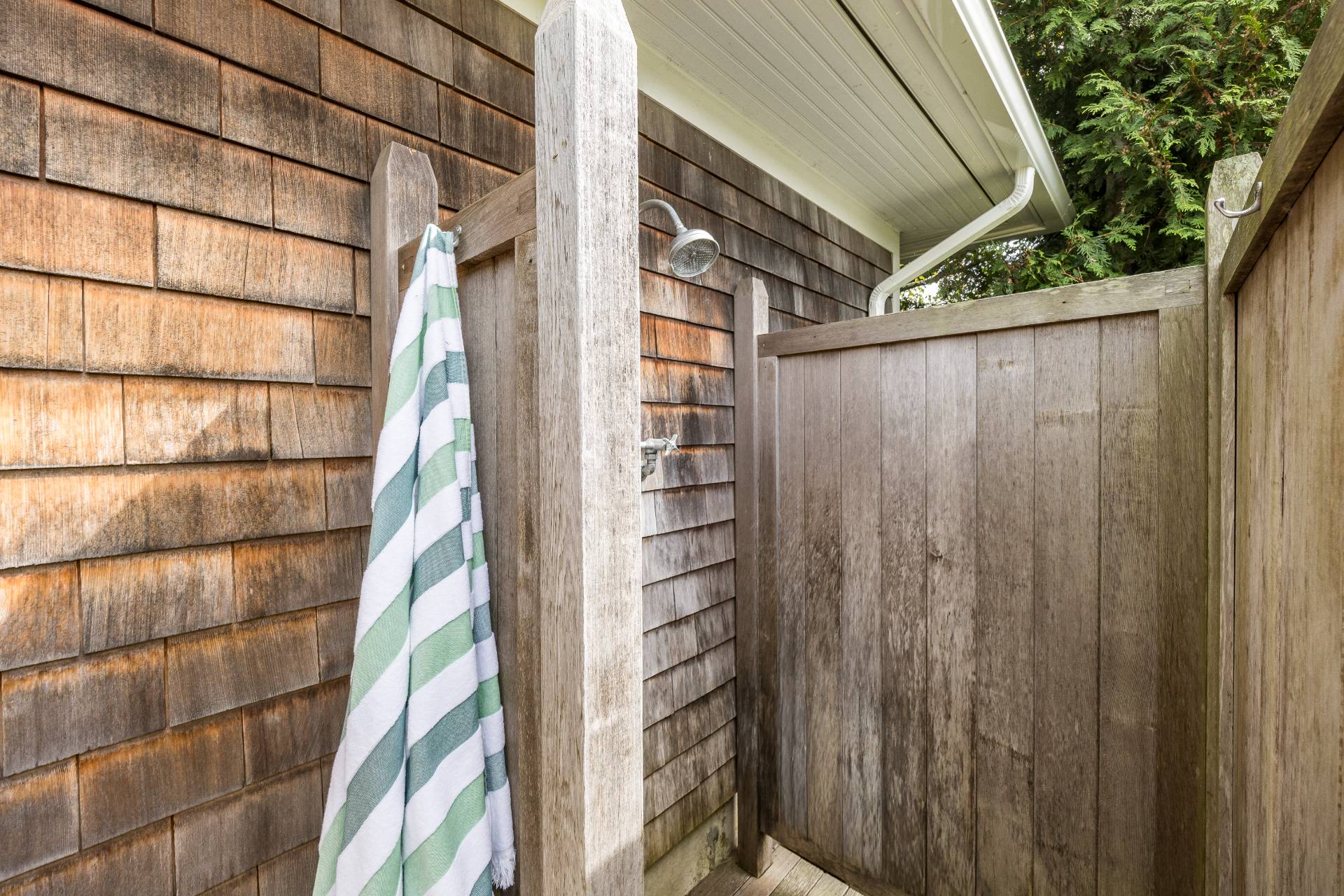 940 Deerfield Road Water Mill, NY 11976 - Photo 21 of 22 a view of a wooden door and outdoor space