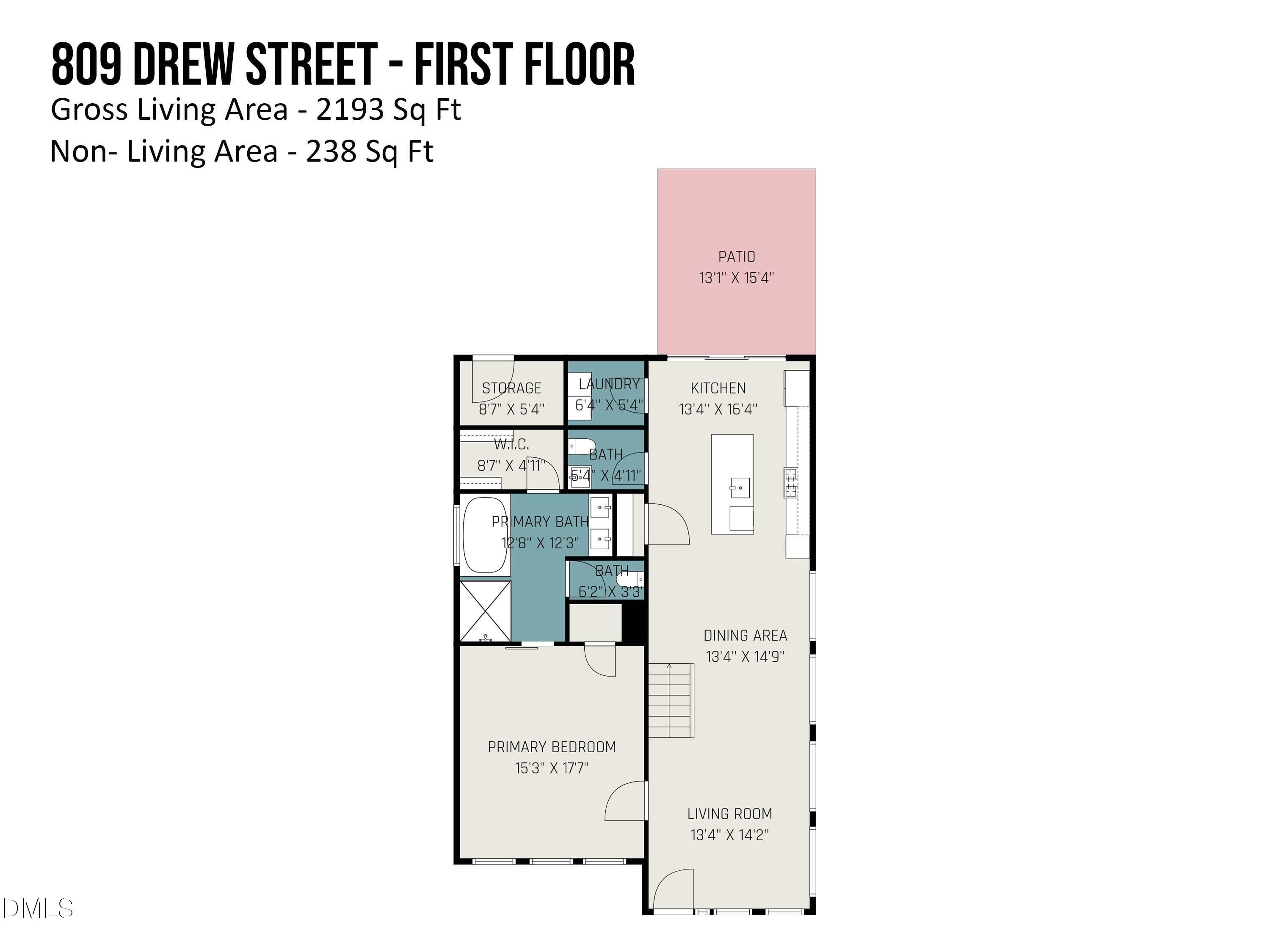 809 Drew Street Durham, NC 27701 - Photo 35 of 38 a picture of a wall with a picture of floor