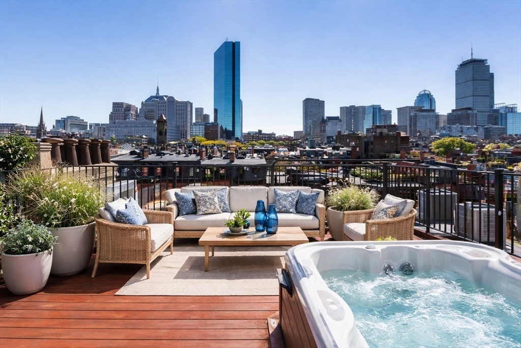 214 Beacon Street Boston, MA 02116 - Photo 15 of 21 a view of a terrace with furniture