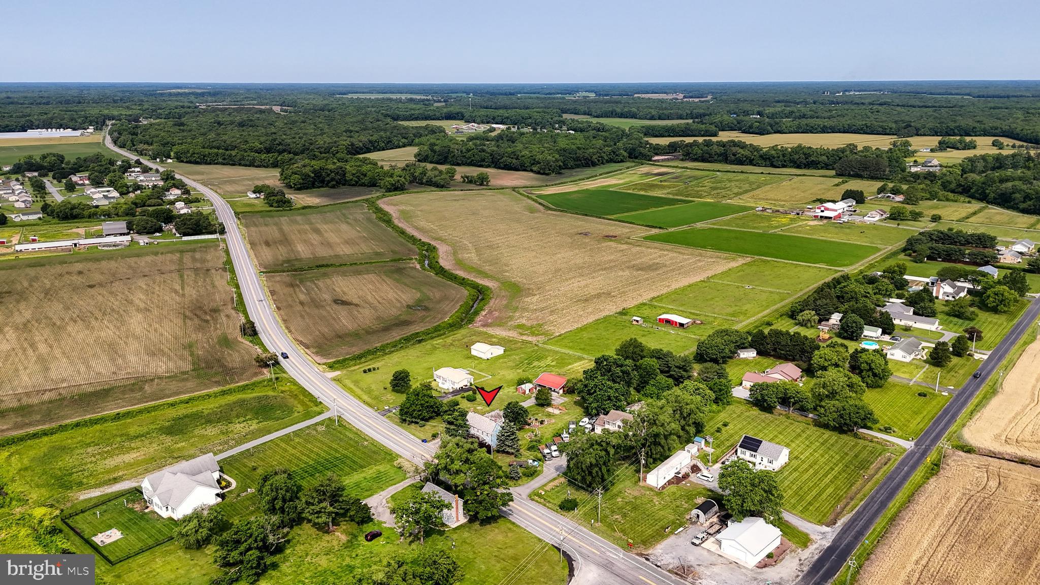 5403 Willow Grove Road Camden Wyoming, DE 19934 - Photo 23 of 44 an aerial view of a pool