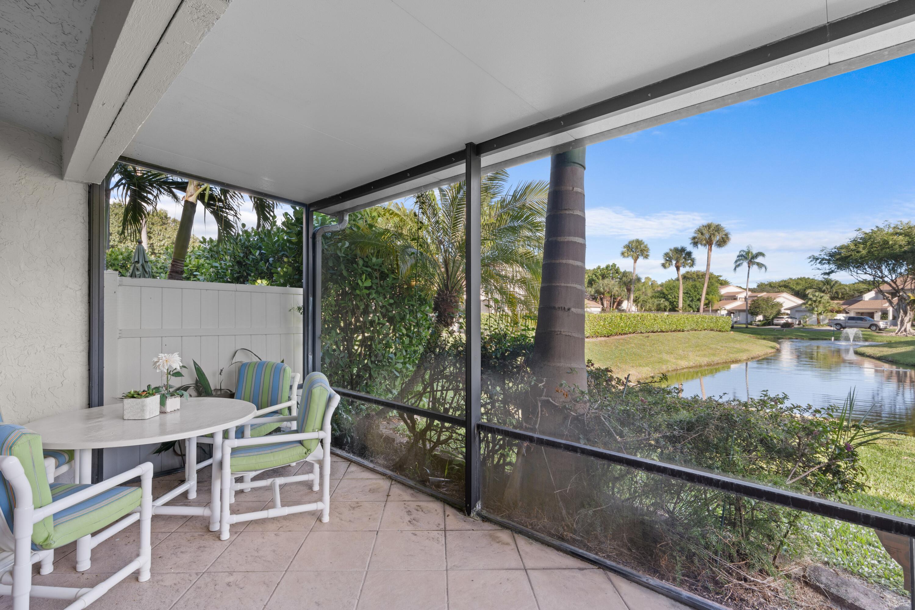 6735 Canary Palm Circle Boca Raton, FL 33433 - Photo 19 of 26 Patio Pond