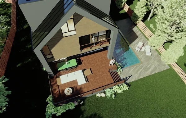 a view of an outdoor kitchen