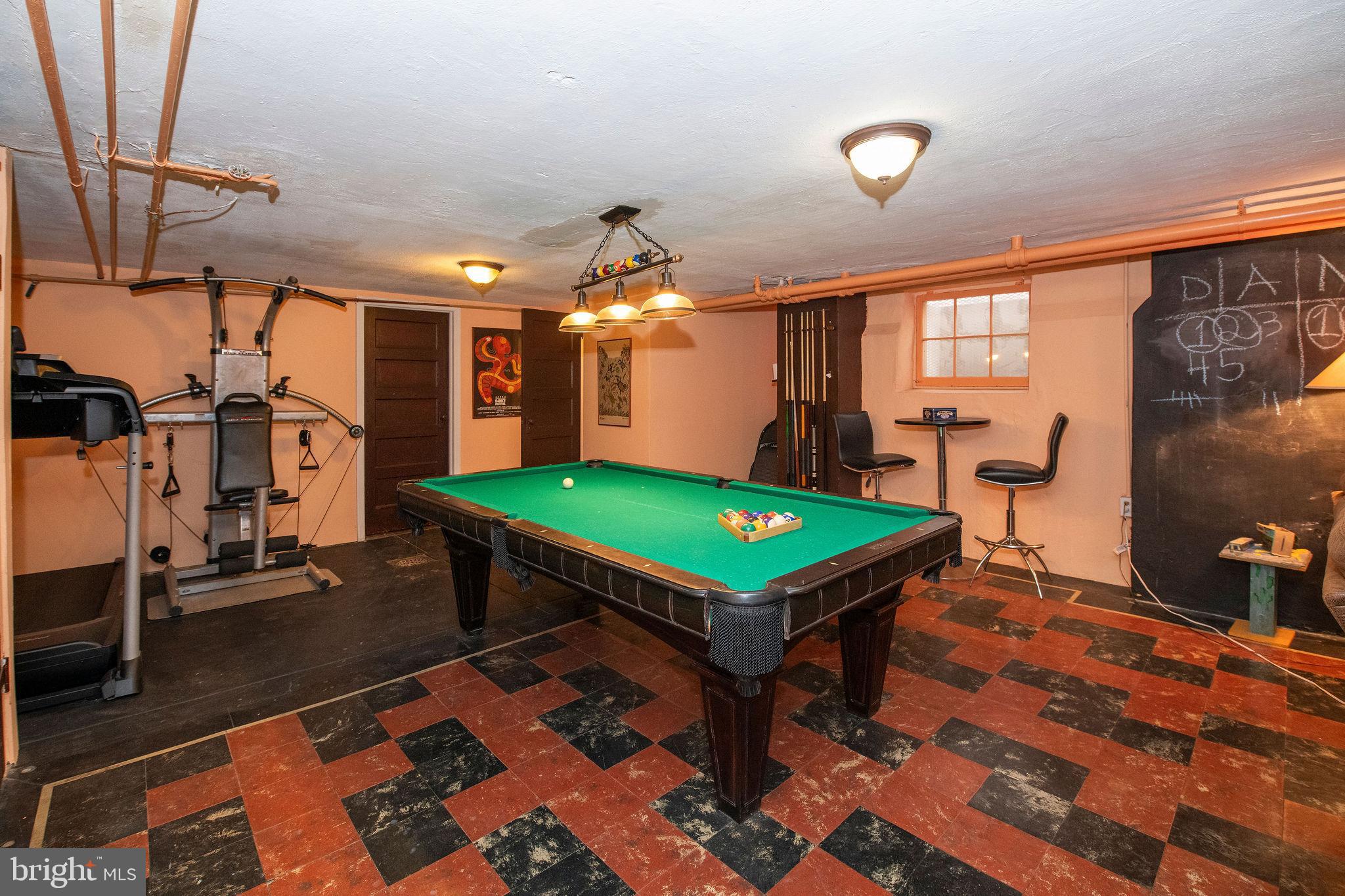 467 West Ellet Street Philadelphia, PA 19119 - Photo 29 of 39 a room with pool table and windows