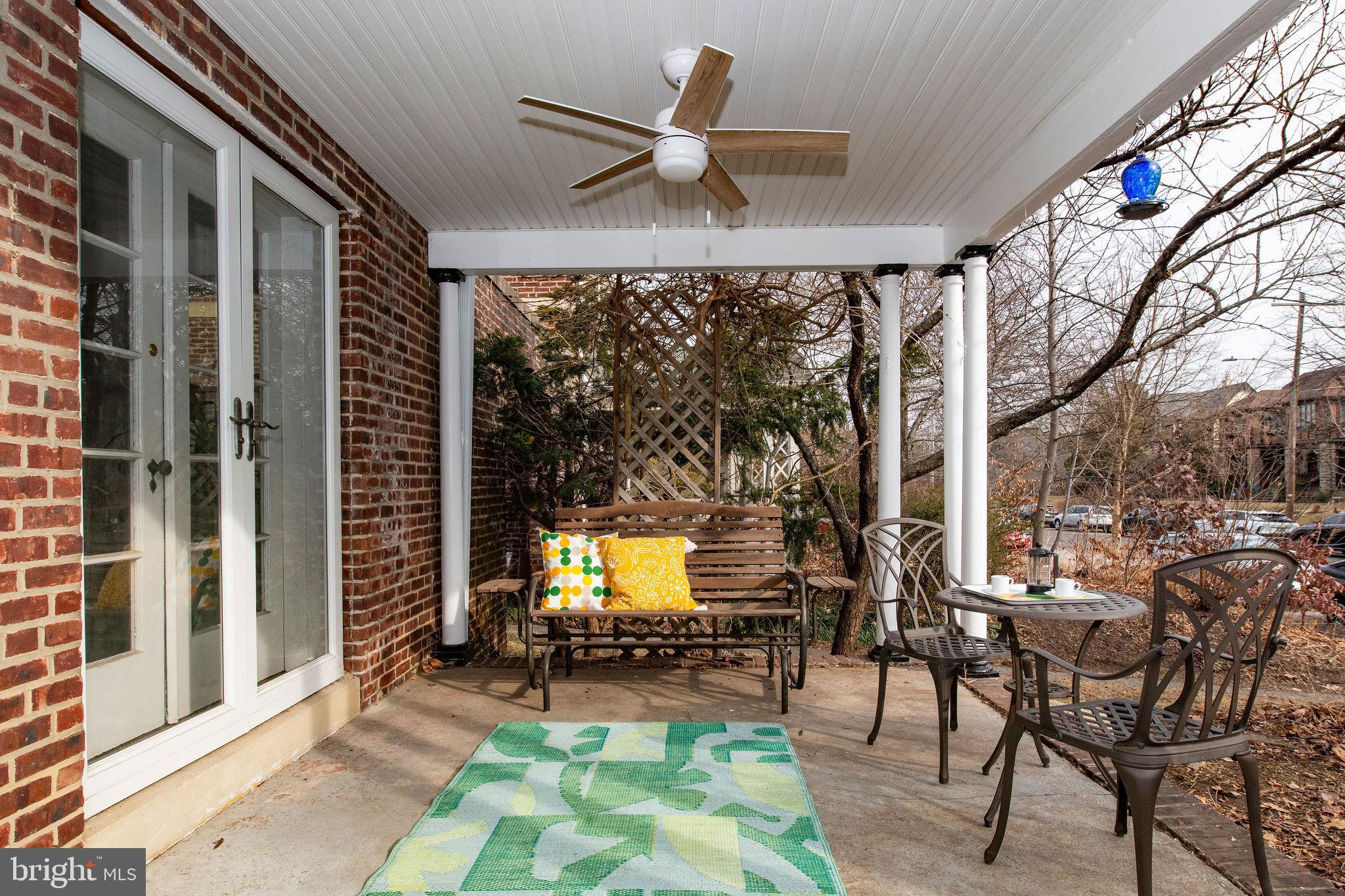 467 West Ellet Street Philadelphia, PA 19119 - Photo 4 of 39 a view of a porch with chairs and backyard