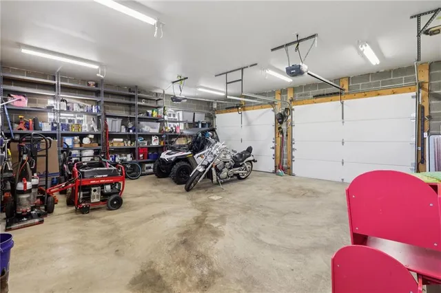 a view of car garage