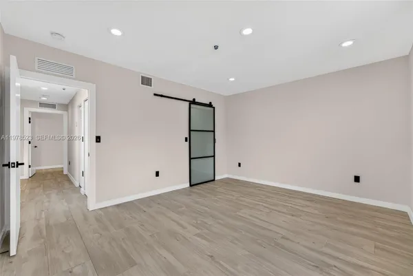 a view of an empty room