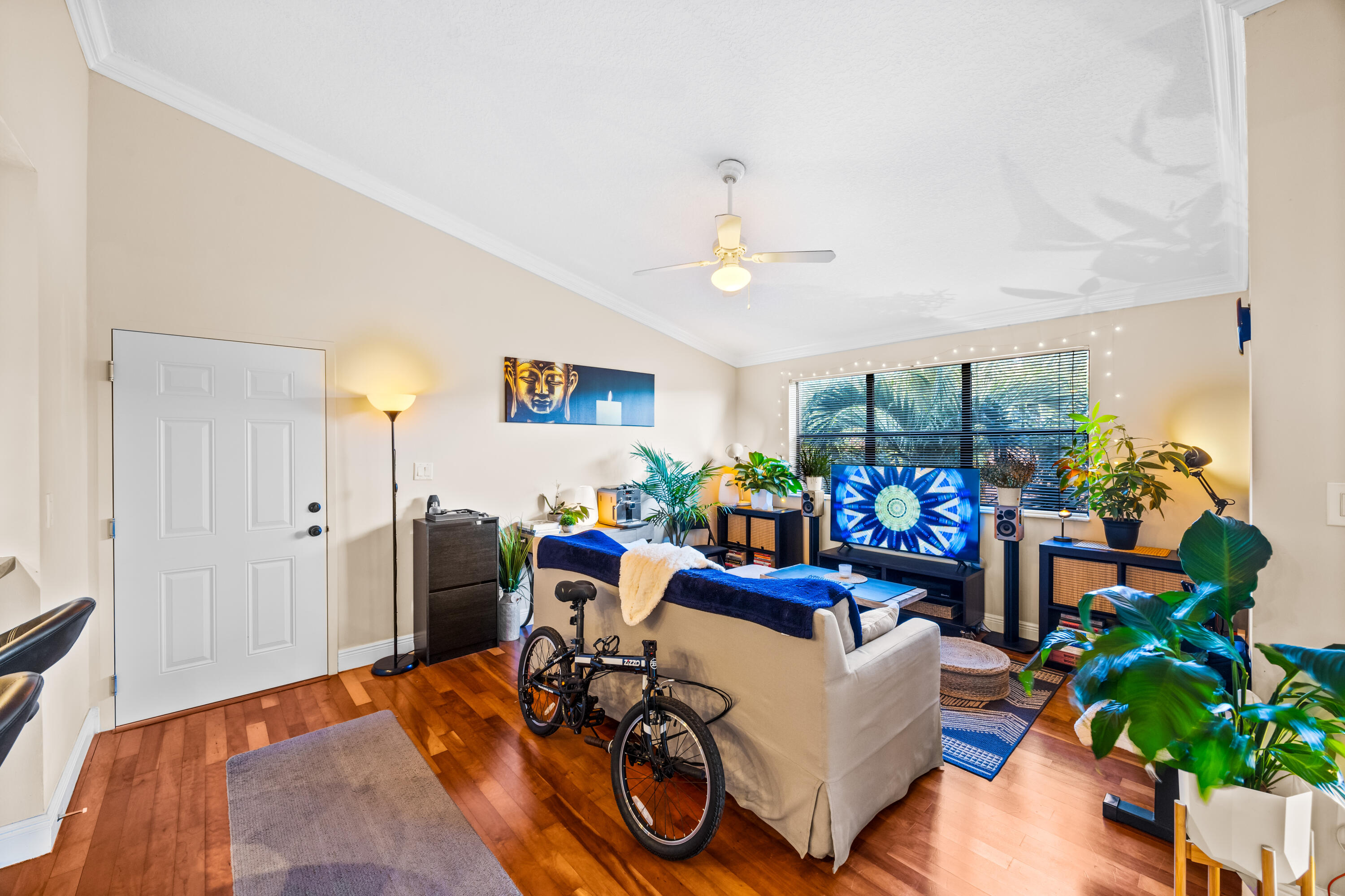 550 South Park Road, Unit 318 Hollywood, FL 33021 - Photo 2 of 27 a living room with furniture and a potted plant