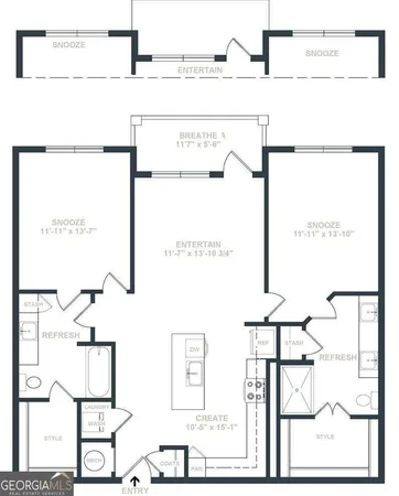 $2,045 | 2620 Mall Of Georgia Boulevard, Unit 1245, Buford, GA 30519