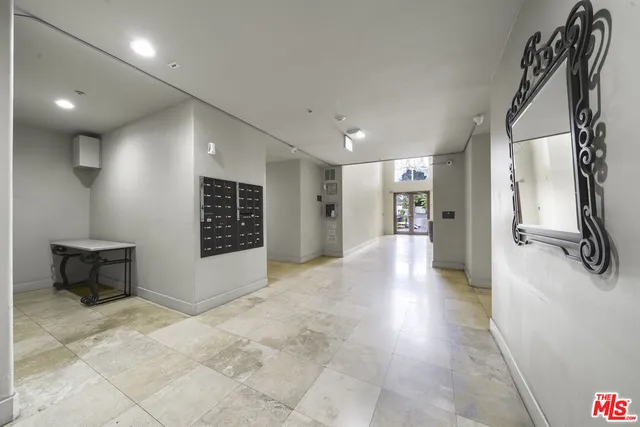 a view of an empty room and a gallery