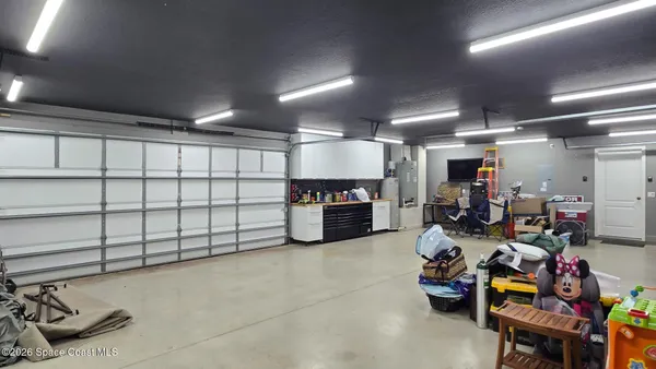a view of a storage in a room