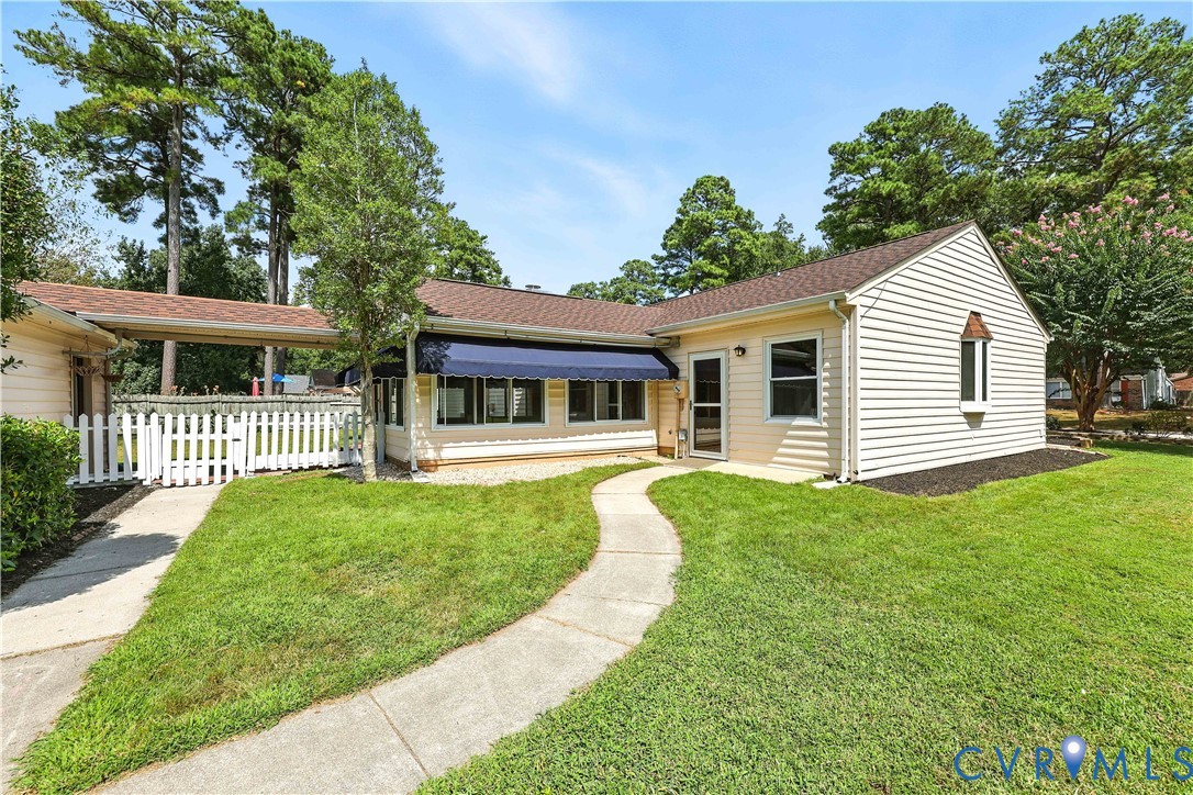 100 Red Fox Road Colonial Heights, VA 23834 - Photo 6 of 35 Back of property featuring a shingled roof