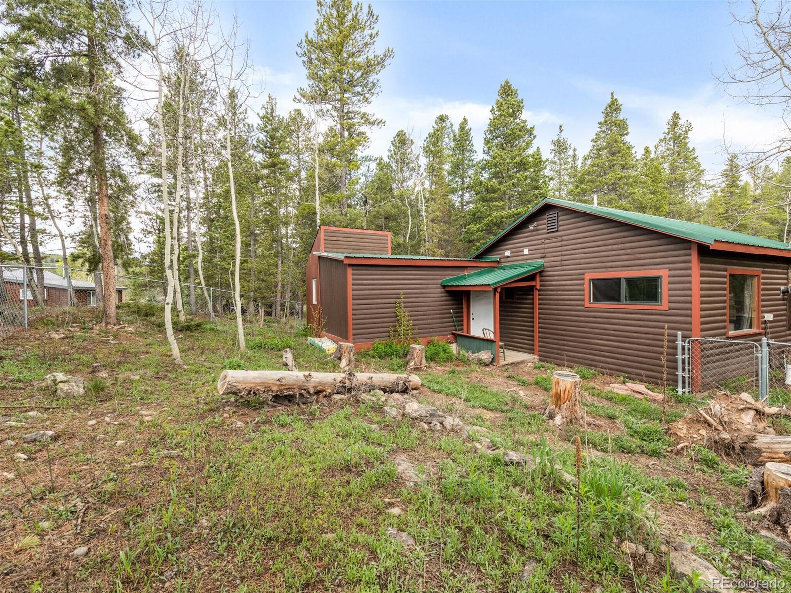 146 Dynamite Drive Black Hawk, CO 80422 - Photo 3 of 26 a backyard of house with trees