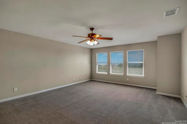 a window in an empty room