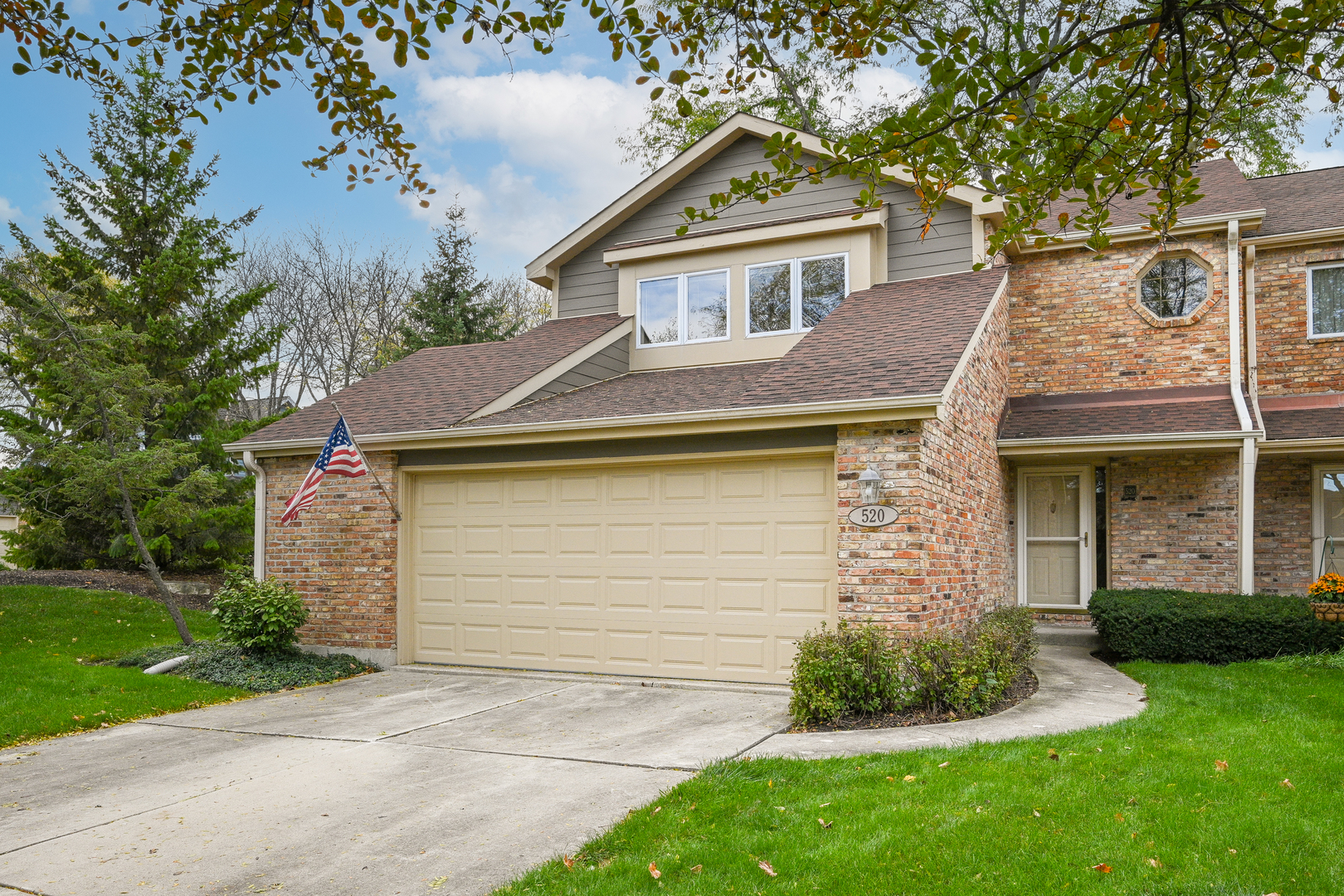 front view of house with a yard