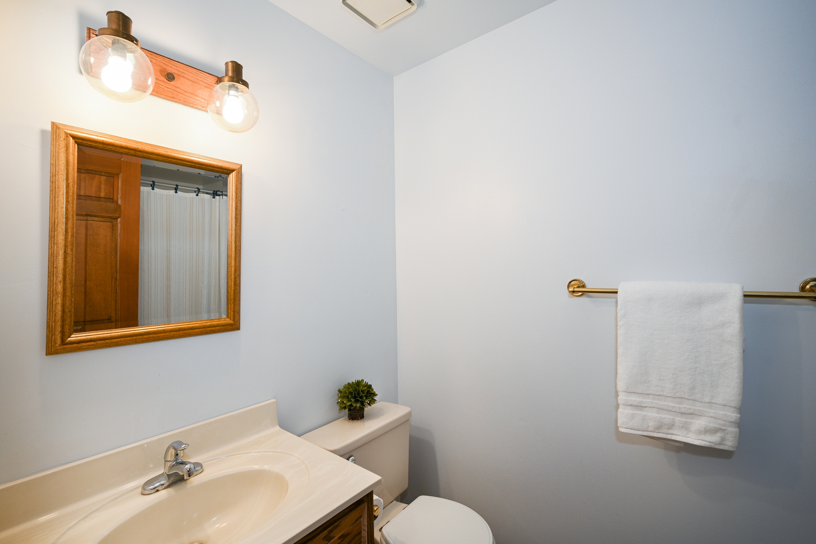 520 Renn Court Wheaton, IL 60187 - Photo 29 of 33 a bathroom with a sink a toilet and mirror