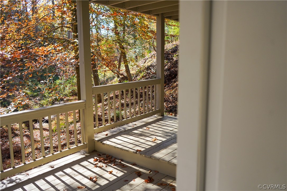 3717 Pfost Avenue Prince George, VA 23875 - Photo 14 of 39 a view of a balcony with wooden floor