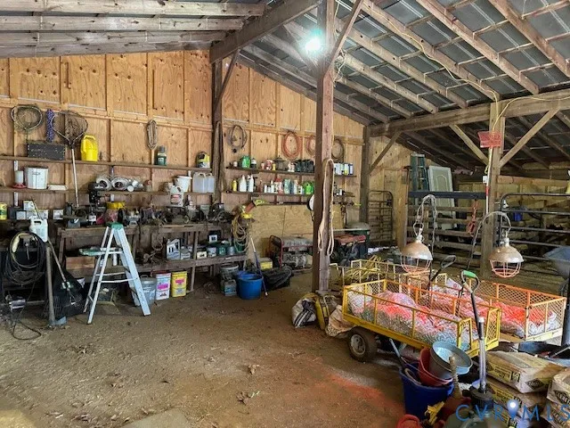 a view of storage and utility room